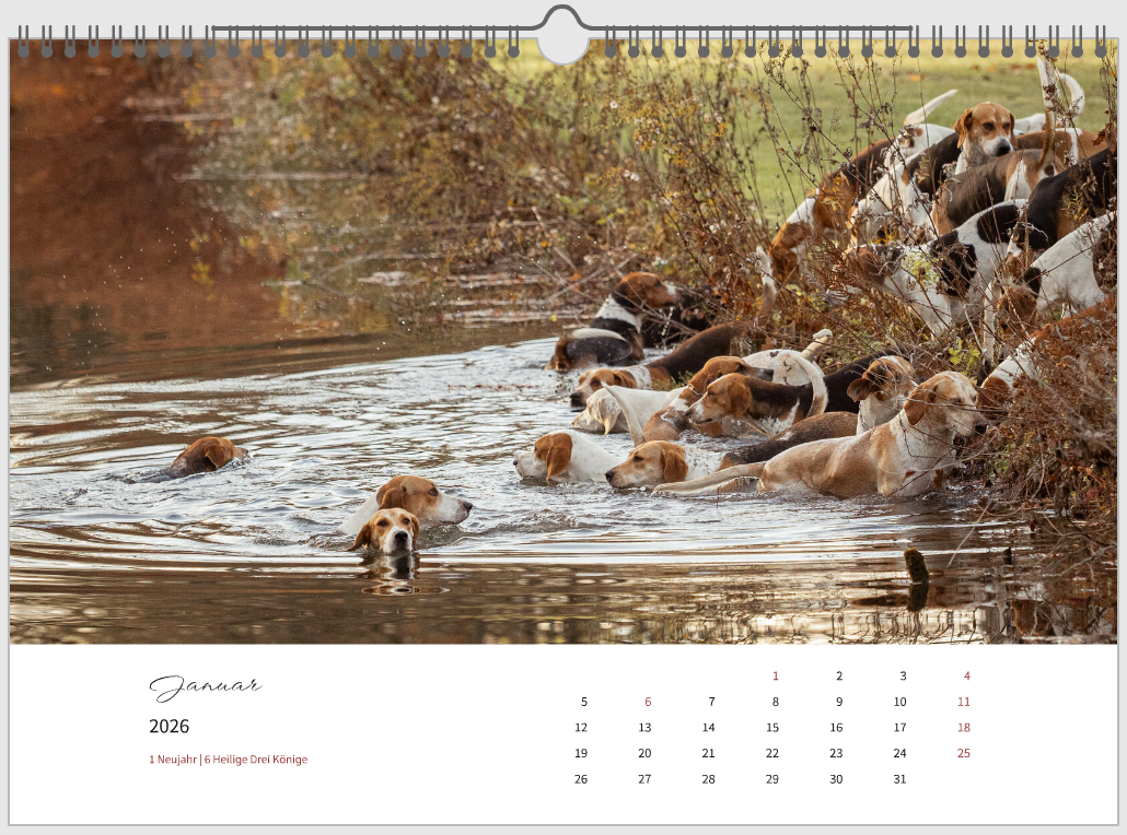 Kalender 2026 – Kalenderblatt – Verena Dechant Fotografie